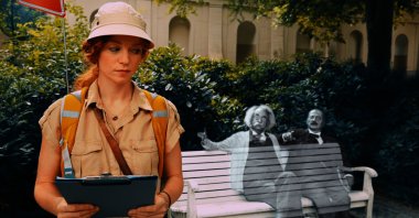 "Cleo" follows a girl's adventure in which she encounters various famous people from history. (Courtesy of Istanbul Modern)