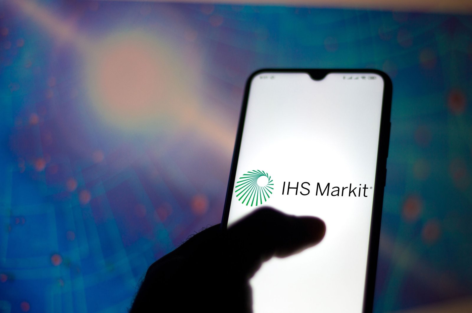 In this photo illustration, the IHS Markit logo is displayed on a smartphone, Brazil, June 16, 2020. (Shutterstock Photo)