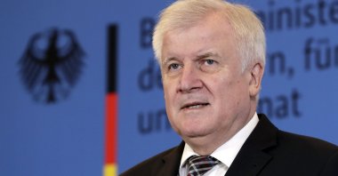German Interior Minister Horst Seehofer addresses the media during a press conference, Berlin, Nov. 5, 2018. (AP Photo)