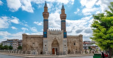 Gökmedrese in central Sivas province is one of the most prominent madrasas in Turkey. (Shutterstock Photo)