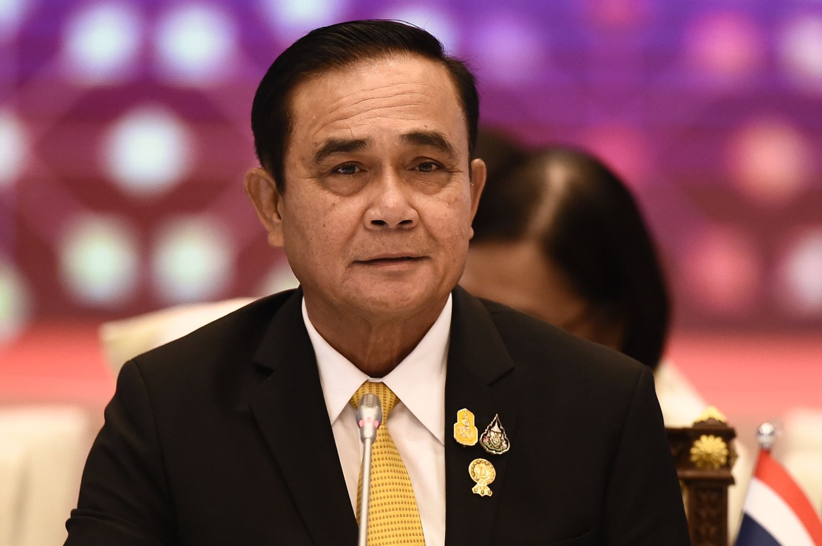 Thailand's Prime Minister Prayut Chan-O-Cha attends the plenary session of the 34th Association of Southeast Asian Nations (ASEAN) Summit in Bangkok, Thailand, June 22, 2019. (AFP Photo)