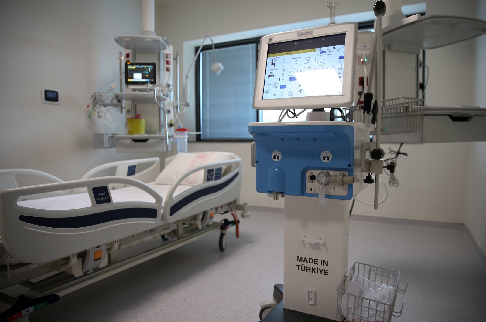 A patient room where Adnan Çetin was working in Başakşehir City Hospital, Istanbul, May 27, 2020. (AA Photo)