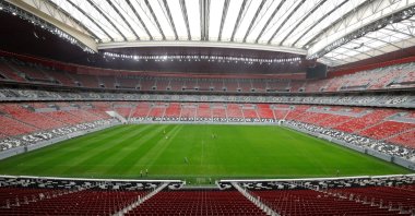 A general view of Al Bayt stadium, built for the upcoming 2022 World Cup, in Doha, Qatar, Dec. 17, 2019. (REUTERS PHOTO) 