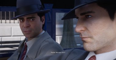 Screengrab from Mafia: Definitive Edition shows a cutscene during gameplay. (Hangar 13/2K Games)