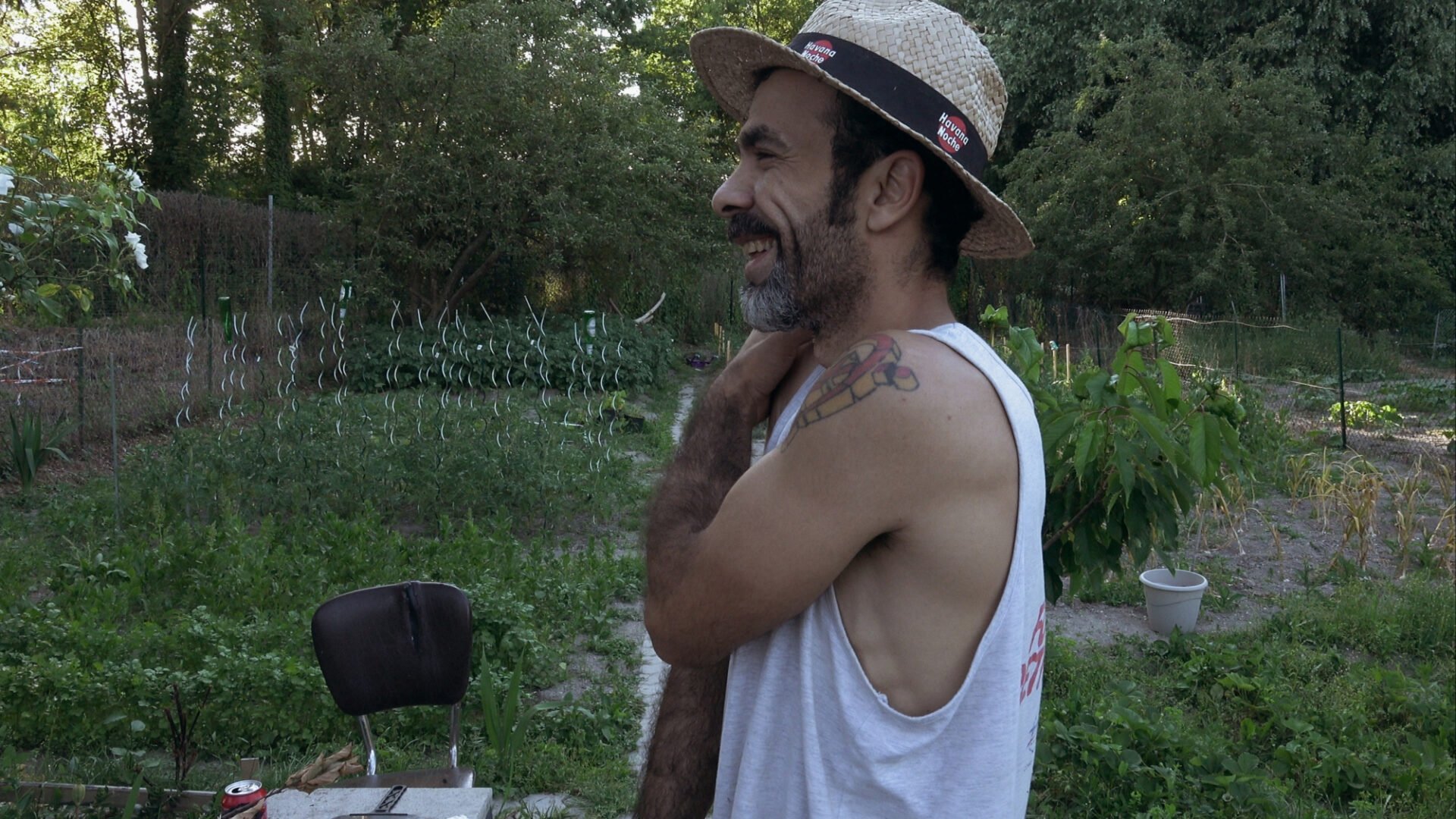 'Gevar's Land' follows the labor-filled days of Gevar, a Syrian refugee who grows vegetables in a hobby garden in France.