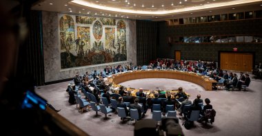 U.N. Security Council members attend a meeting in the U.N.'s headquarters in New York City, New York, U.S., Feb. 27, 2020. (Photo by Getty Images)
