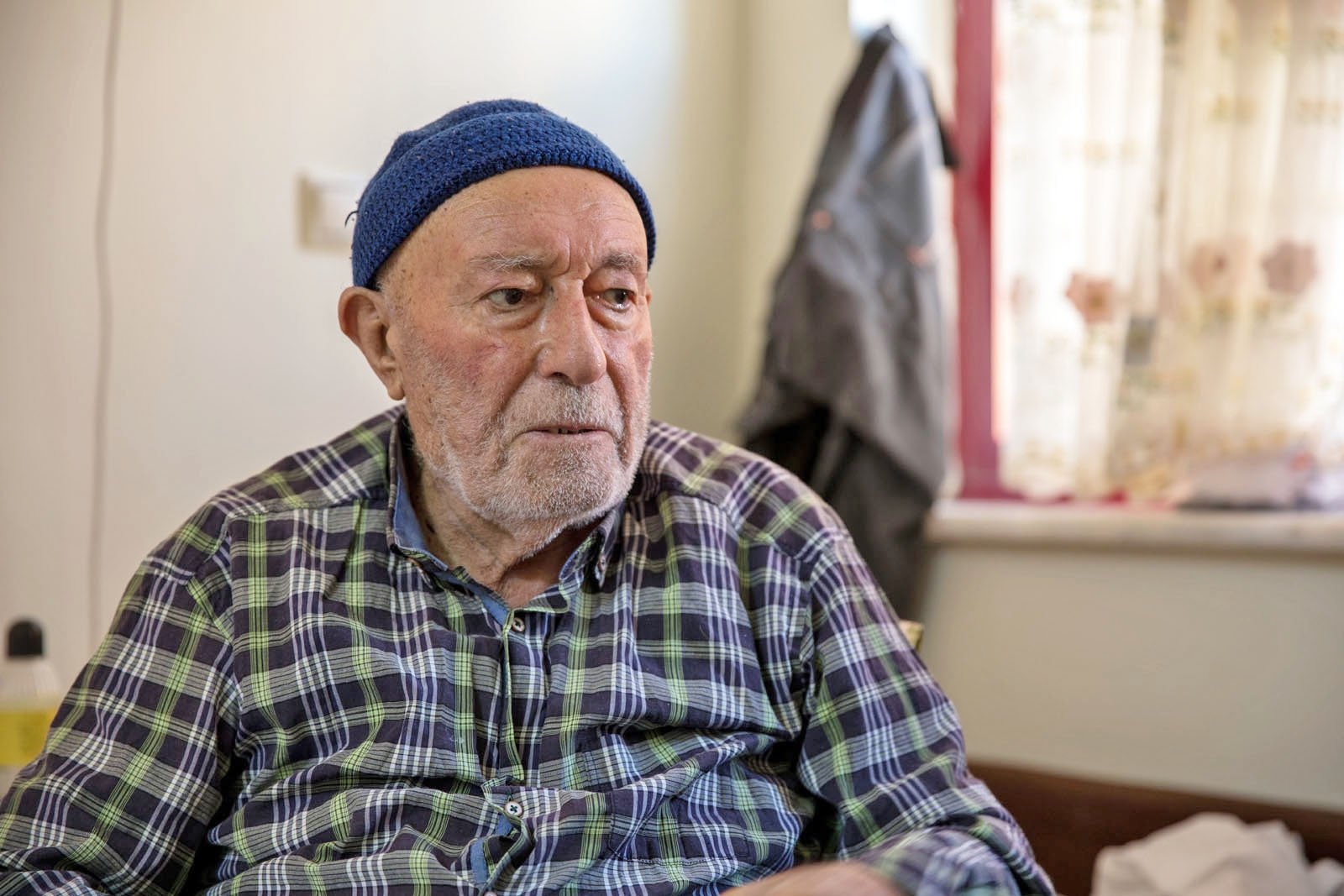 Hasan Örnek in his hospital room after surgery, in Malatya, eastern Turkey, Jan. 23, 2019. (Courtesy of IHH) 