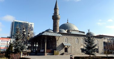 The Grand Mosque is one of the historical places revamped with the Cultural Road project in Erzurum, eastern Turkey, Dec. 7, 2020. (AA PHOTO)