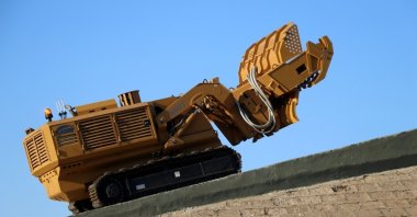 ASFAT's minesweeper MEMATT seen in this undated photo. (AA Photo)