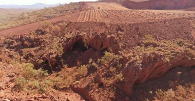Juukan Gorge in Western Australia, one of the earliest known sites occupied by Aboriginals in Australia, is seen in a handout photo taken May 15, 2020. (Photo by PKKP Aboriginal Corporation via AFP)