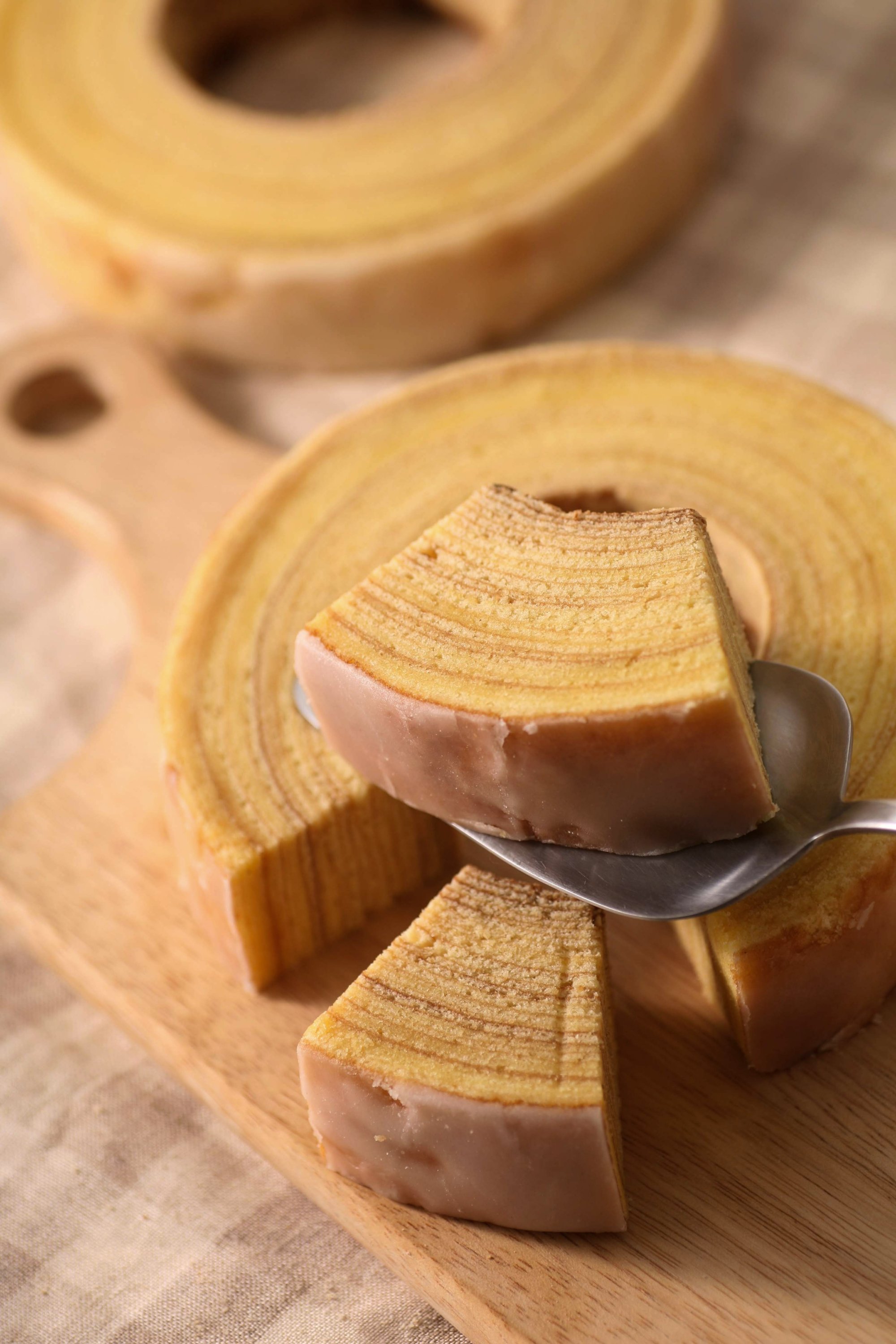 Baumkuchen is best made with fresh unsalted butter and eggs. (Shutterstock Photo)