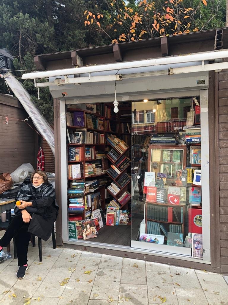 The used book shop in Ortaköy is a pokey place but houses many literary gems. (Photo by Matt Hanson)