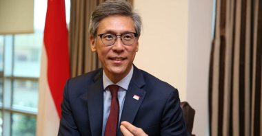 Singapore's Ambassador to Turkey Jonathan Tow speaks to Daily Sabah in Ankara, Turkey, June 2019. (Photo by Daily Sabah)