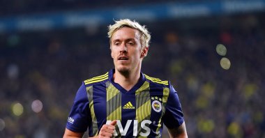 Former Fenerbahçe player Max Kruse in action during a Süper Lig match against Başakşehir, in Istanbul, Turkey, Jan. 27, 2020. (IHA Photo)