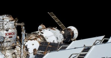 The Russian segment of the International Space Station, Nov. 13, 2020. (Reuters Photo)