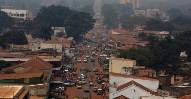 A general view shows a part of the capital Bangui, Central African Republic, February 16, 2016. (Reuters Photo)