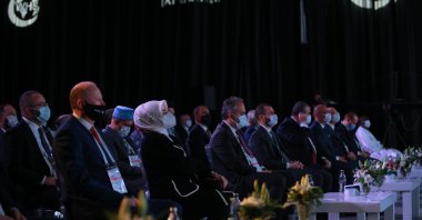 The 6th World Halal Summit started at the Pullman Convention Center, Istanbul, Turkey, Dec. 21, 2020. (AA Photo)