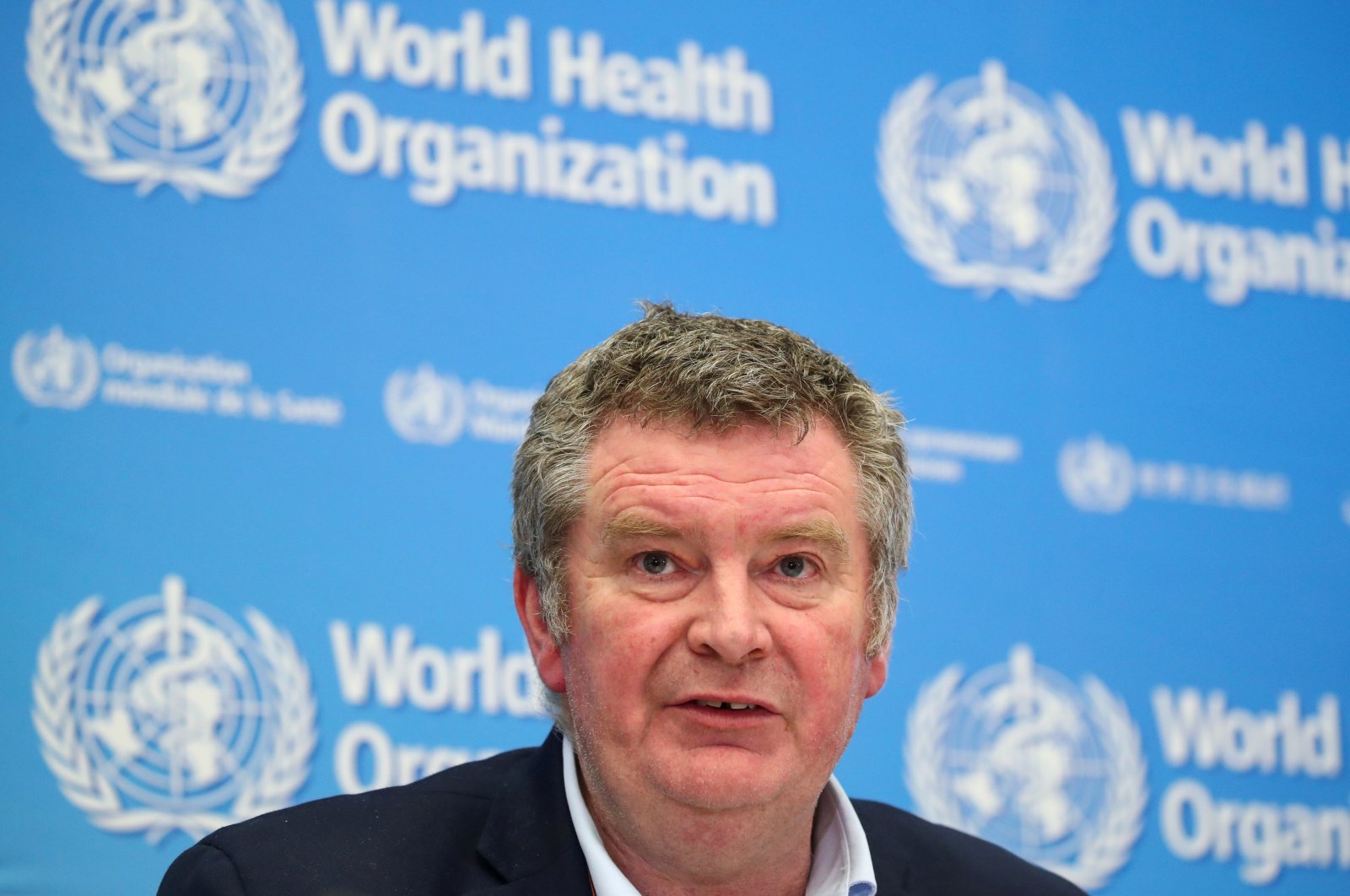Michael J. Ryan, Executive Director of the WHO Health Emergencies Program, attends the news conference on the novel coronavirus (2019-nCoV) in Geneva, Switzerland February 11, 2020. (Reuters Photo)