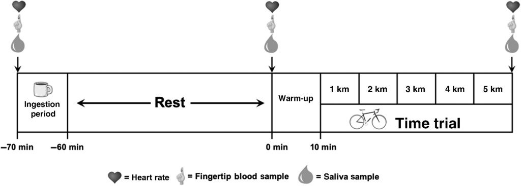 A schematic of the protocol followed by the participants of the study. (Credit: International Journal of Sport Nutrition and Exercise Metabolism)