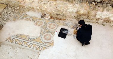 The ancient city of Hadrianopolis is famous for its mosaics, Karabük, northern Turkey, Dec. 19, 2020. (AA PHOTO)