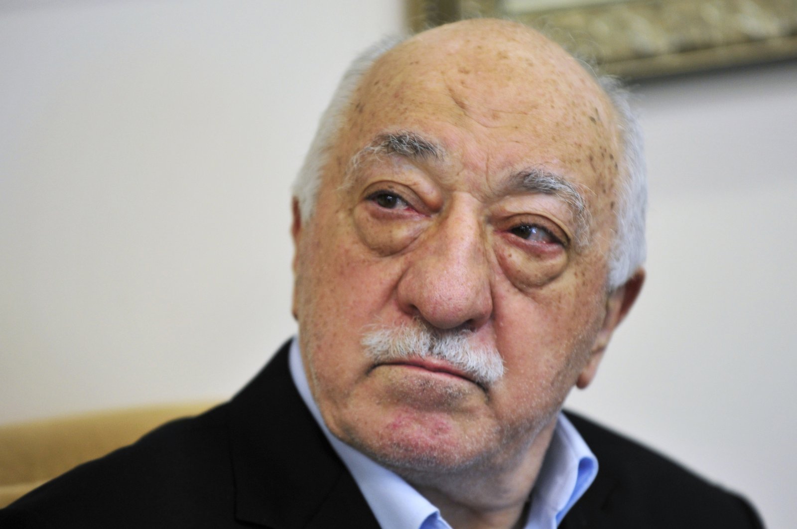 In this file photo, FETÖ leader Fetullah Gülen speaks to members of the media at his compound in Saylorsburg, Pennsylvania, U.S., July 2016. (AP File Photo)