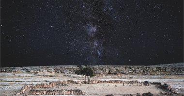 Sinem Dişli, "Pognon's Cave Remains," archival pigment print, 144 by 112.5 centimeters. (Courtesy of Contemporary Istanbul)