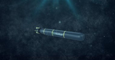 An artist's impression of the torpedo to be developed under Project Orka, Dec. 27, 2020. (Photo by SSB via AA)
