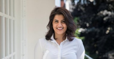 Saudi women's rights activist Loujain al-Hathloul is seen in this undated handout picture. (REUTERS Photo)