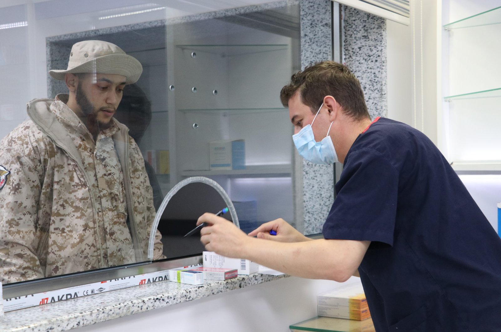 The Mitiga Military Hospital, managed by the Turkish Armed Forces in Libyan capital Tripoli, serves Libyan security forces, Dec. 26, 2020 (AA Photo)