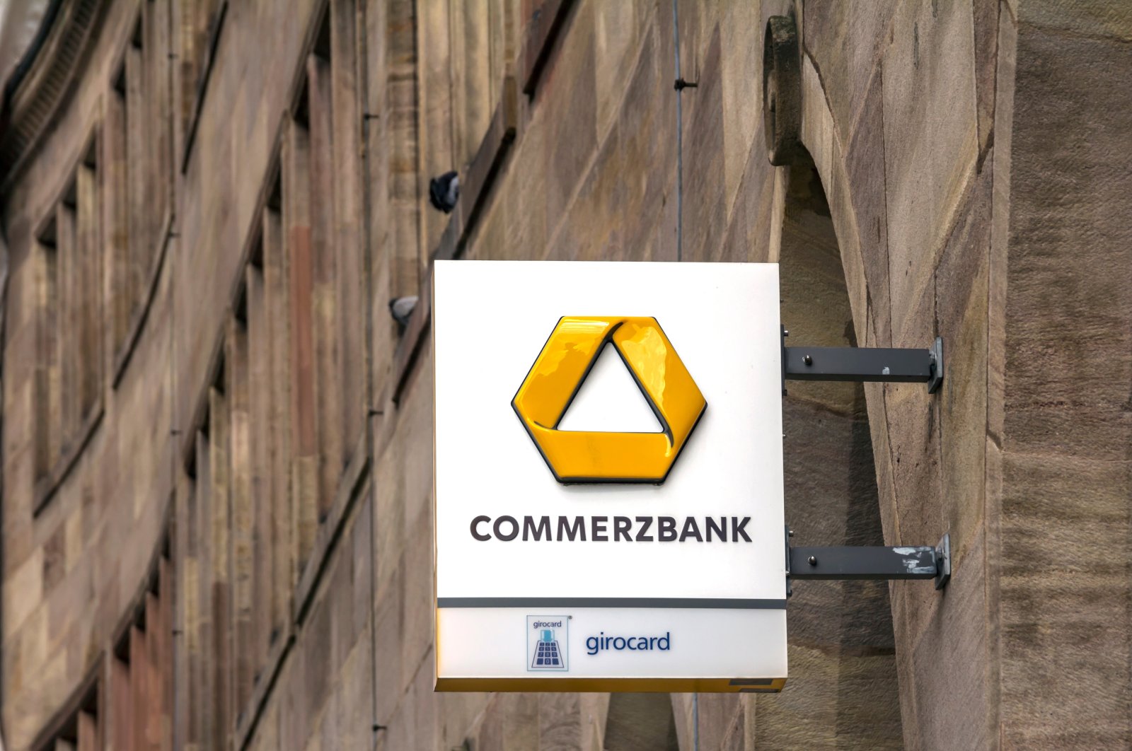 The sign of a Commerzbank branch, Nurnberg, Germany, Aug. 11, 2019. (Shutterstock Photo)