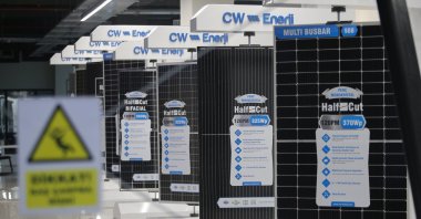 The production facility of CW Enerji Mühendislik Ticaret ve Sanayi Inc. located in the Antalya Organized Industrial Zone, southern Turkey, Dec. 29, 2020. (AA Photo)