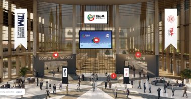 A view of the digital platform of E-Halal Expo 2020, which took place virtually this year due to the coronavirus pandemic. (Courtesy of Discover Events)