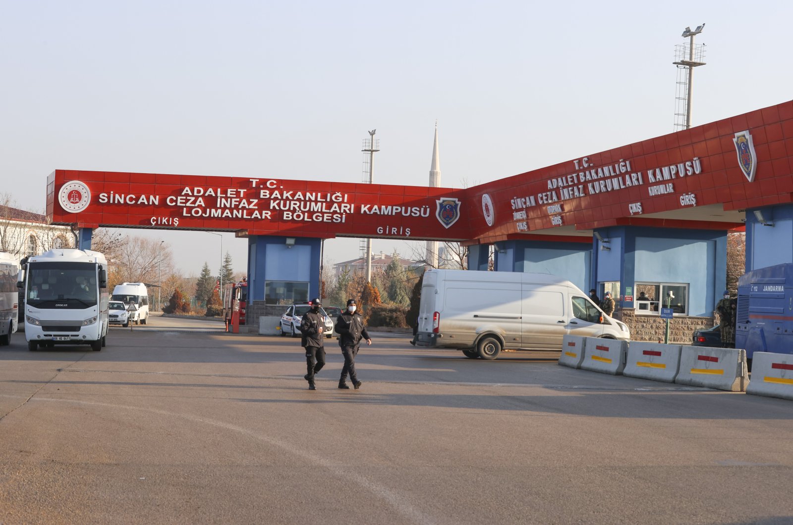 A view of the entrance of a complex housing the courthouse and prison facilities where the trial was held, in the capital Ankara, Turkey, Dec. 30, 2020. (AA Photo)