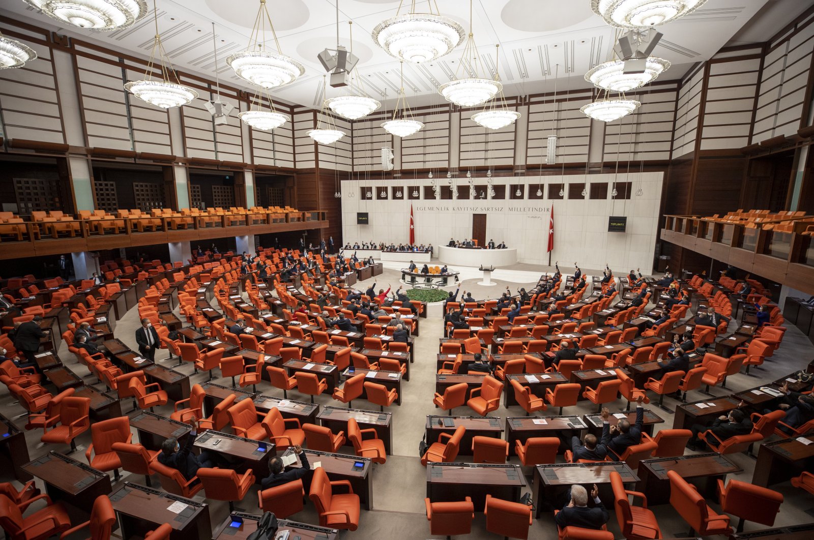 The General Assembly of the Turkish Parliament, Ankara, Turkey, Dec. 25, 2020. (AA File Photo)