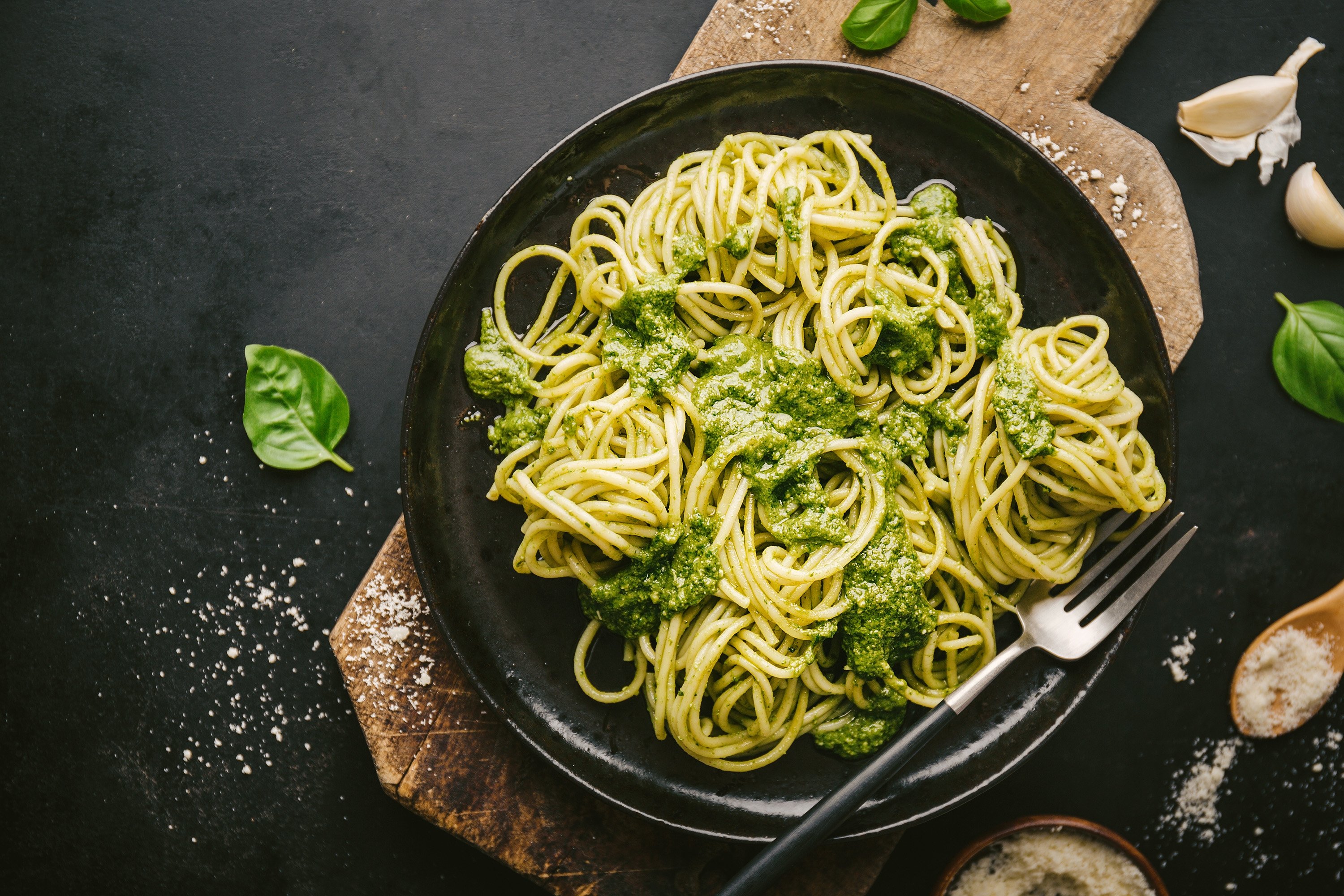 You can always add a handful of parsley to your pesto for extra flavor. (Shutterstock Photo)