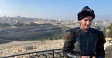 Emir Daa'na photographed in the Silvan neighborhood of east Jerusalem, Jan. 3, 2021. (AA Photo)