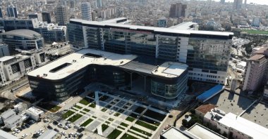 Dr. Lütfi Kırdar City Hospital in the Kartal district which was opened on July 4, 2020, in Istanbul, Turkey, Jan. 5, 2021. (AA PHOTO)