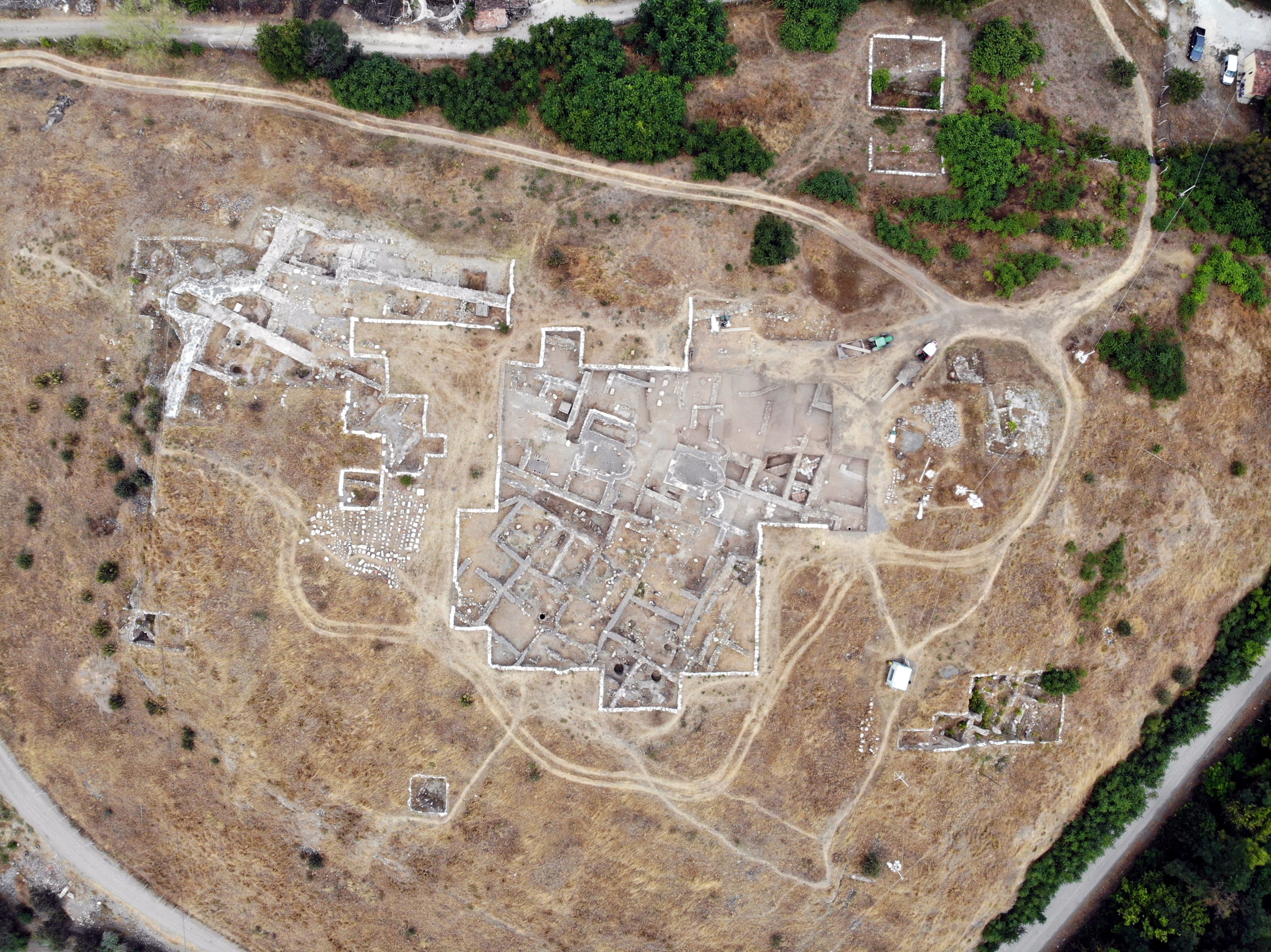 The ancient city of Comana Pontica,                            Tokat, northern Turkey, Jan. 6, 2021. (AA                            Photo)
