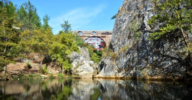 The 3,500-year-old aqueduct of Troy is located in the Civler village of Çanakkale, northwestern Turkey, Jan. 7, 2021. (AA Photo)