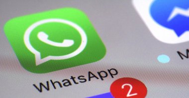 WhatsApp appears on a smartphone in New York, March 10, 2017. (AP Photo)