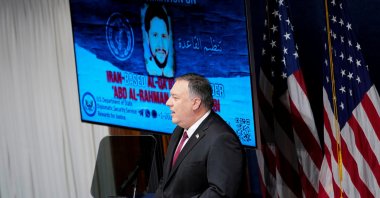 Secretary of State Mike Pompeo speaks at the National Press Club in Washington, D.C., U.S., Jan. 12, 2021. (Reuters Photo)
