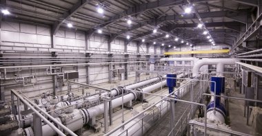 A total of 10.9 million cubic meters of gas has been transported to Europe since Dec. 31, 2020. (IHA Photo)