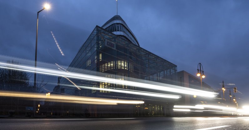 An exterior view shows the headquarters of the Christian Democratic Union (CDU) in Berlin, Germany, Jan. 15, 2021.  (EPA Photo)