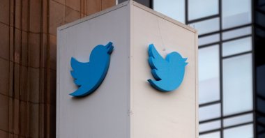 A Twitter logo is seen outside the company headquarters in San Francisco, California, U.S., Jan. 11, 2021. (Reuters Photo)