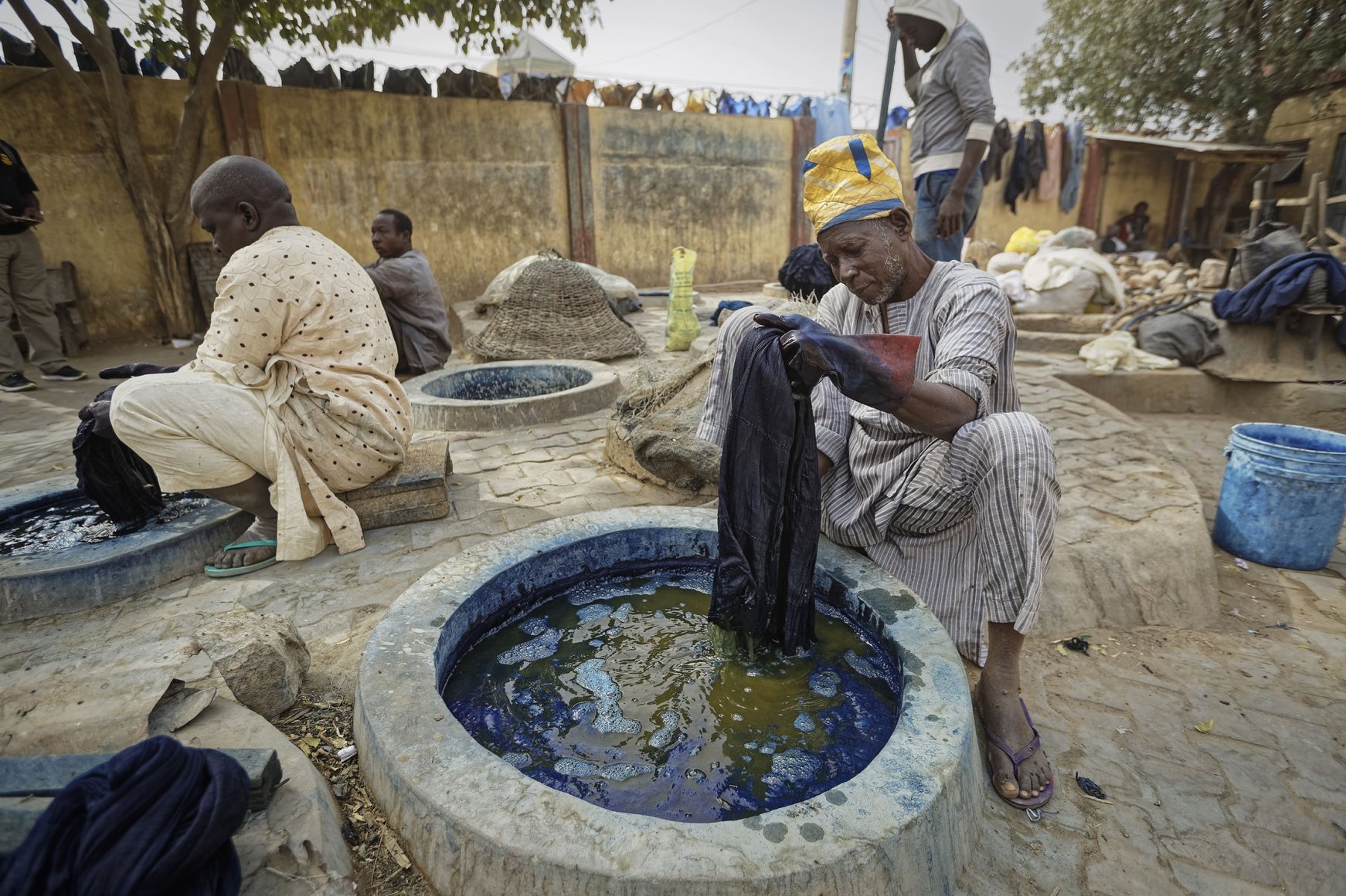 5 centuries in business Nigeria's ancient dye pits Daily Sabah