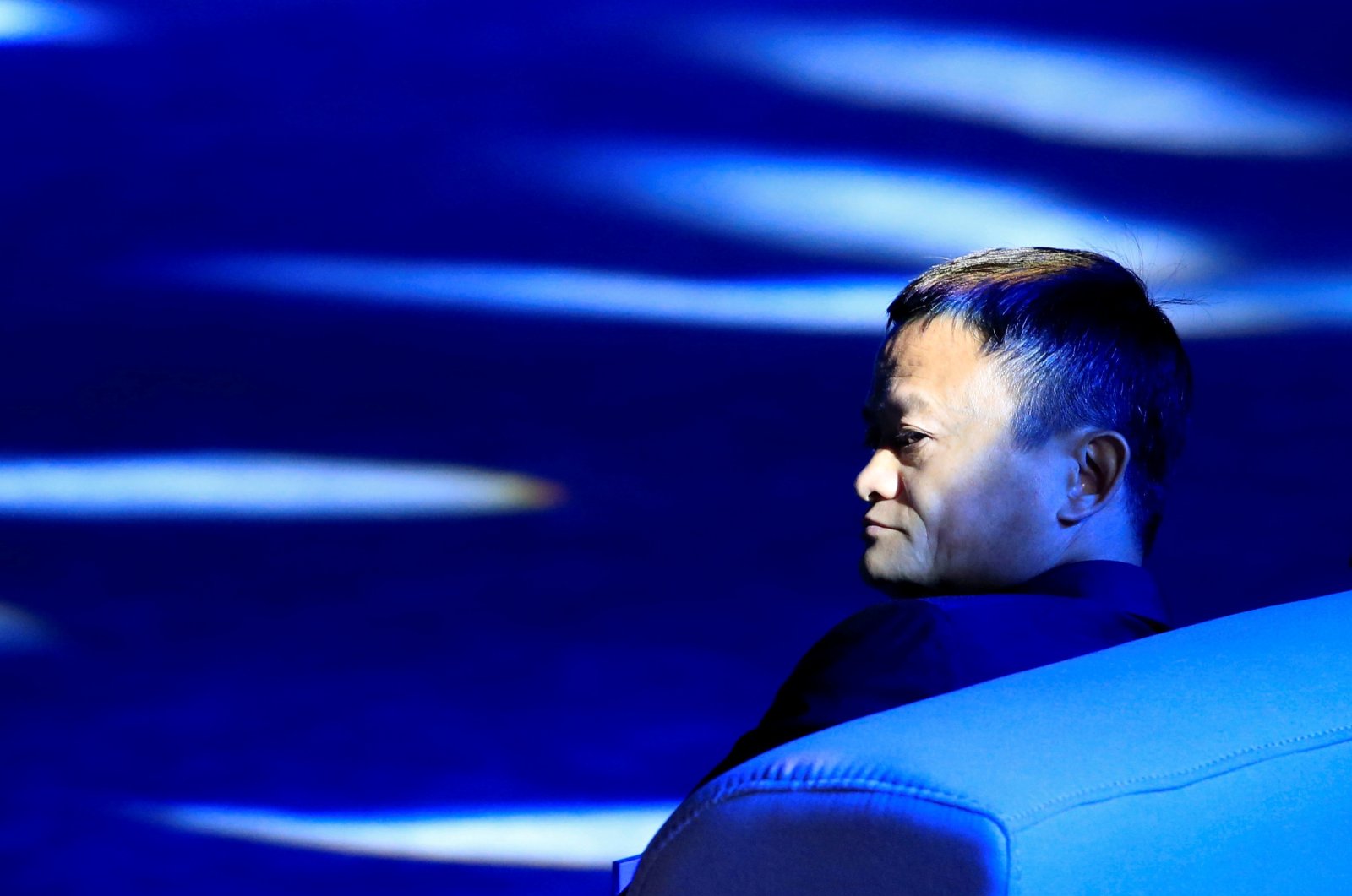 Alibaba Group co-founder and executive chairperson Jack Ma attends the World Artificial Intelligence Conference (WAIC) in Shanghai, China, Sept. 17, 2018. (Reuters Photo)