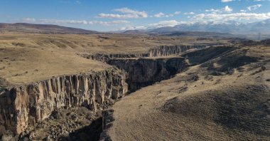 An aerial shot of Ihlara Valley. (Photo by Argun Konuk)