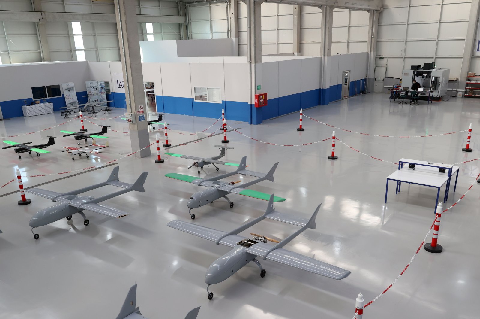 A view inside Lapis Havacılık's factory for UAV manufacturing, in the capital Ankara, Turkey, Jan. 22, 2021. (AA Photo)