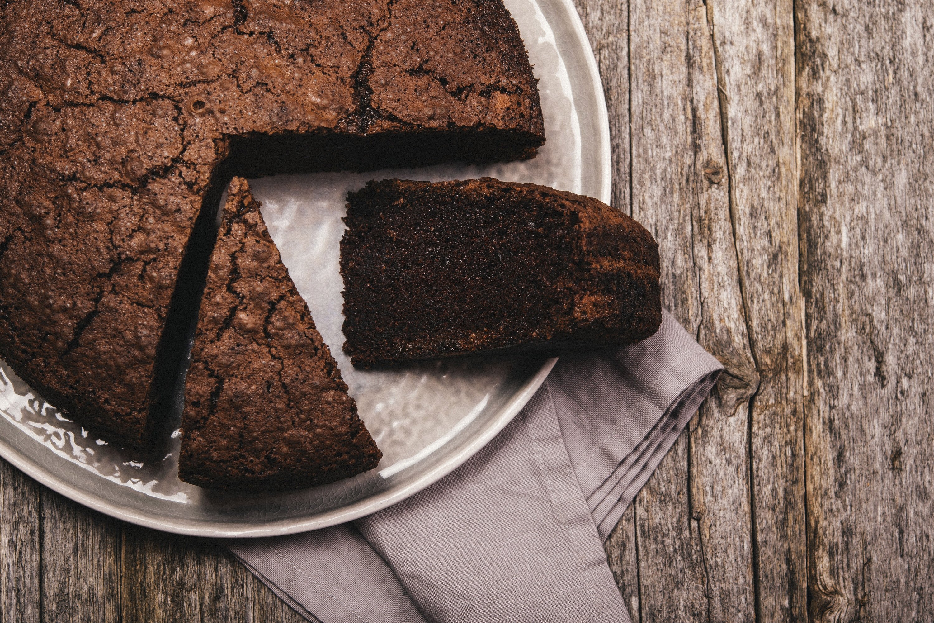 You can bake a simple chocolate cake without butter or milk. (Shutterstock Photo)