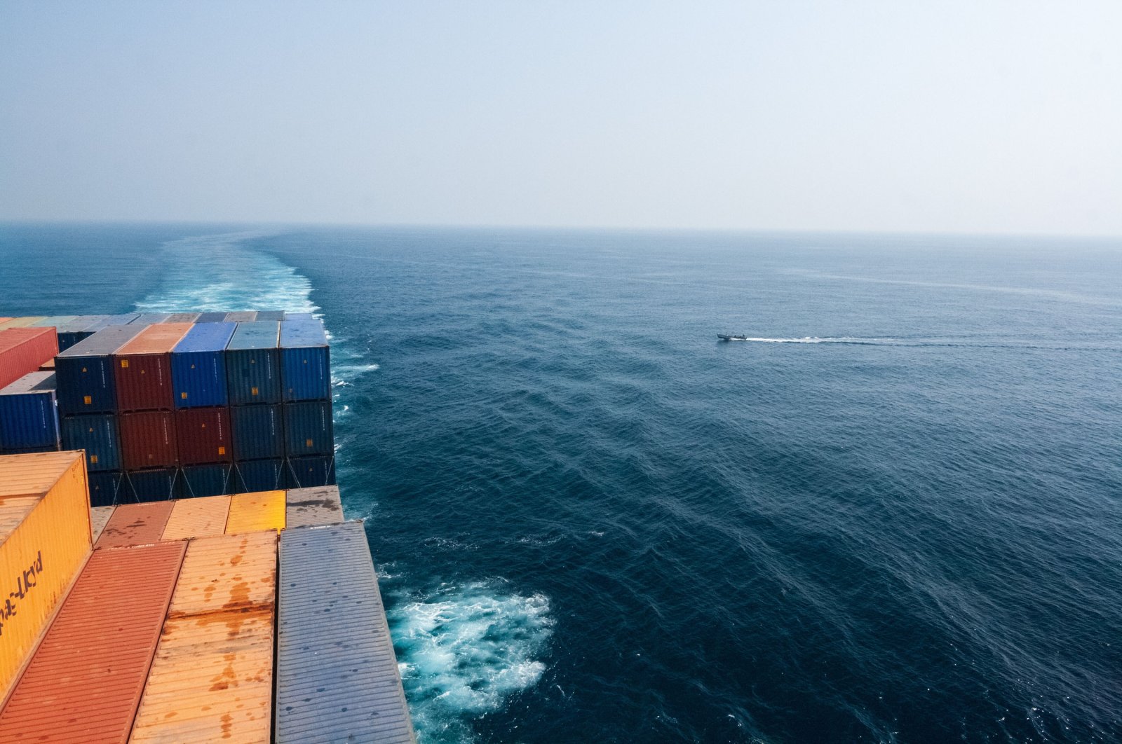 Illustration of a probable act of piracy on a cargo ship off the Horn of Africa off the coast of Somalia in the Gulf of Aden, Yemen, on Jan. 11, 2017. (File photo by Camille Delbos / Art In All of Us / Corbis via Getty Images)